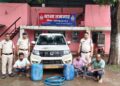 रात के अंधेरे में ट्रकों-ट्रेलरों का डीजल उड़ाने वाले गिरोह का भंडाफोड़, तमनार पुलिस की ताबड़तोड़ कार्रवाई