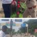 सड़क हादसों पर अंकुश लगाने यातायात पुलिस की पहल, यातायात पुलिस टीम ने जिले के ब्लैक स्पॉट का निरीक्षण