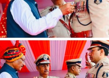 राष्ट्रपति पुलिस पदक से सम्मानित हुए एसएसपी शशि मोहन सिंह, मुख्यमंत्री विष्णुदेव साय ने किया सम्मानित