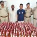 छत्तीसगढ़ में अवैध शराब के खिलाफ बड़ी कार्रवाई, 220 पाव शराब के साथ दो आरोपी गिरफ्तार; 1.34 लाख का सामान जब्त