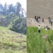 सड़क से फिसलकर 200 फीट नीचे नदी में गिरी गाड़ी; 5 लोगों की दर्दनाक मौत