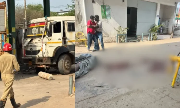 CNG पंप पर जोरदार ब्लास्ट, ट्रक से गैस भरते समय हादसा; एक की मौत… 5 घायल
