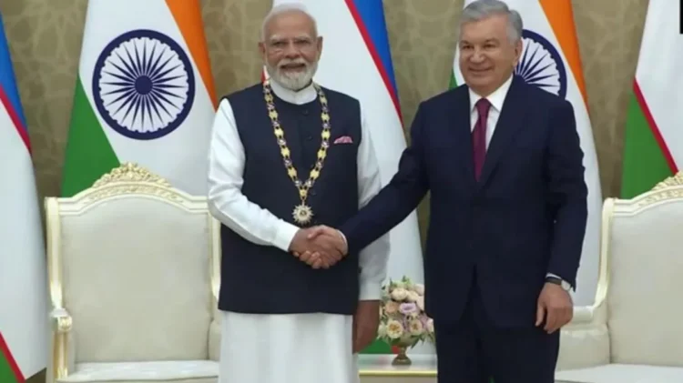 उज्बेकिस्तान ने PM मोदी को दिया सर्वोच्च सम्मान, यूरेनियम सप्लाई और कारोबार पर हुआ बड़ा फैसला